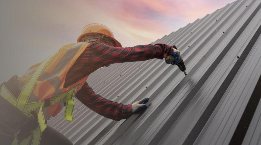 Professional metal roof installation in What Cheer, IA